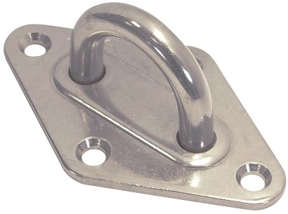 Boat Vision  Mastoog ruitvormige grondplaat 59 x 37 x 22 mm./A2-304