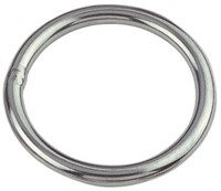 Gelaste RVS A4 ring - Ø 3 mm - inwendig 20 mm