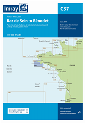 Imray kaart - C37 Raz de Sein to Benodet