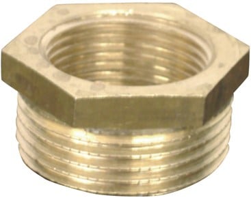 Verloopnip.bi/bui 3/4x11/2 messing