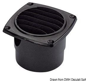 Osculati Luchtrooster WIT 92x92