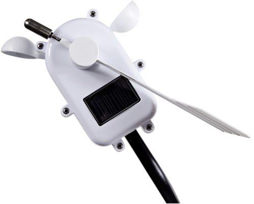 Nasa Draadloze wind sensor en databox
