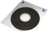Afdichtings rubber Neopreenband zelfklevend - 10 x 5 mm - 10 meter
