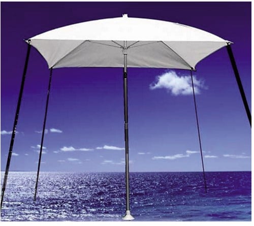Bimini parasol - wit - 200 x 200 cm