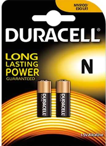 Duracell batterij klok 2st. N