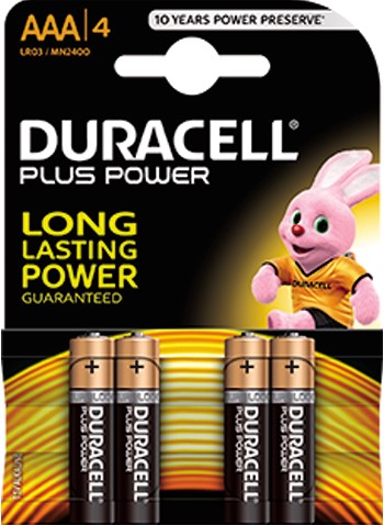 Duracell batterij potlood 4st. AAA