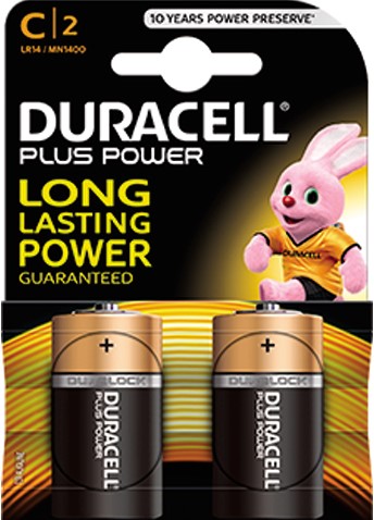 Duracell batterij Engels 2st. C