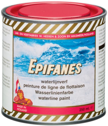 Epifanes waterlijnverf - rood - 250ml