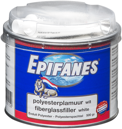 Epifanes Polyester plamuur - wit - 500g