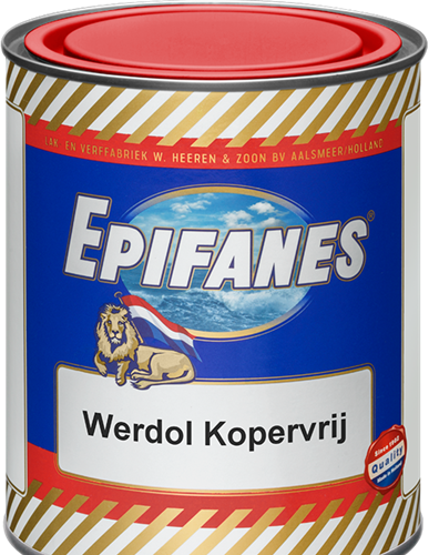 Epifanes Werdol Kopervrij - Zwart - 0.75 Liter - Onderwaterverf