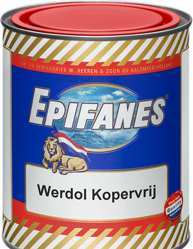 Epifanes Werdol Kopervrij - Blauw - 0.75 Liter - Onderwaterverf