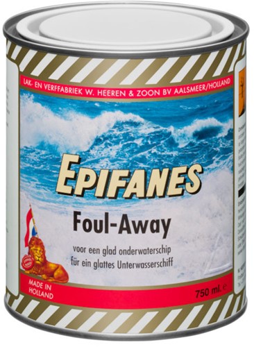 Epifanes Foul-Away Antifouling - Zwart -  2 Liter - Zelfslijpend