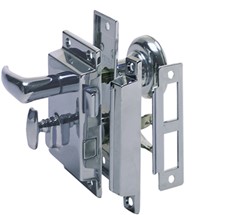 Perko Deurslot Klink/Knop Compleet Regular dagschoot met schuifsluiting