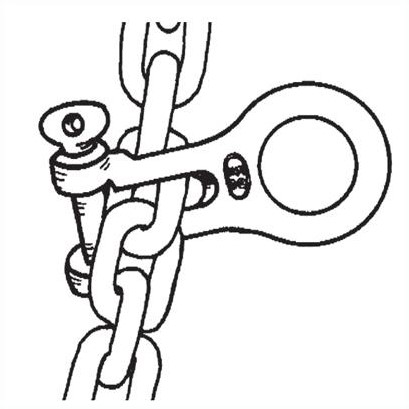 KONG Chain Gripper 5–8 mm - Kettingklem voor ankerketting - Duivelsklauw -3