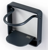 ARC ALU Inklapbare bekerhouder - Zwart - gepoedercoat-2