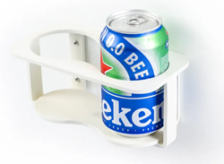 ARC ALU 2-bekerhouder - Wit - gepoedercoat