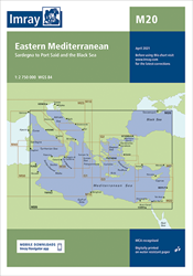 Imray kaart - M20 Eastern Mediterranean
