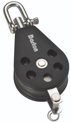 Barton blok 6mm enkel met hondsvot
