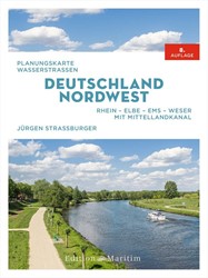Kaart Duitsland Nordwest Rhein-Elbe-Ems-Weser-Mittellandkanal