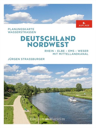 Kaart Duitsland Nordwest Rhein-Elbe-Ems-Weser-Mittellandkanal