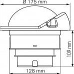 Plastimo Olympic 135 kompas - zwart/zwarte roos-2