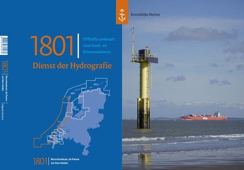 Hydrografische kaart Noordzeekust 1801 2022