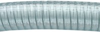 PVC slang met RVS spiraal - inw. 10 x uitw. 16 mm