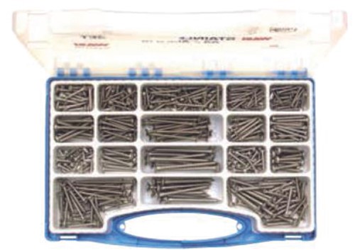 Boat Vision  Box 2 - Assorted size self-tapping and sheef metal screws - A4/316