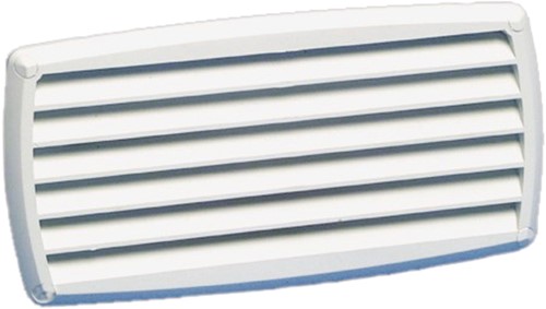 Osculati Ventilatierooster 201x101 mm Zwart