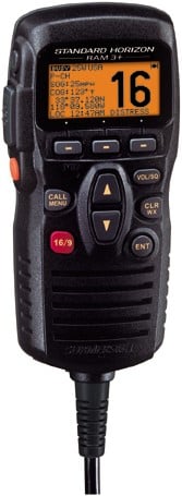 Standard Horizon remote RAM3+ Zwart