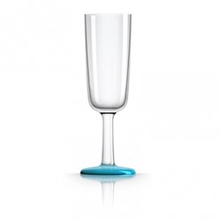 Marc Newson champagneglas blauw
