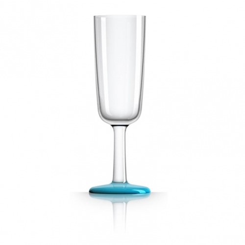 Marc Newson champagneglas blauw