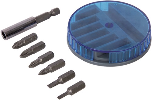 Silverline  7-delige schroevendraaier bit set