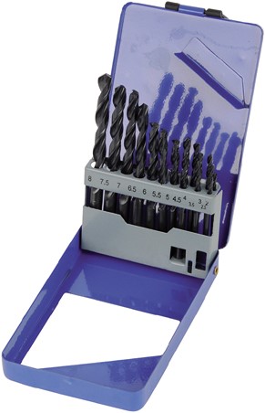 Silverline  13-delige HSS-R boor set