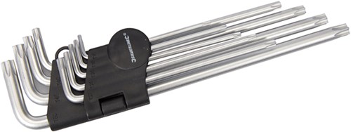 Silverline  9-delige Torx sleutel set