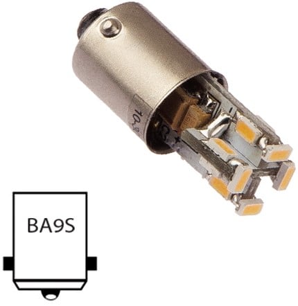 NauticLED  Ba9S 10-30VDC 1.2W/10W WW