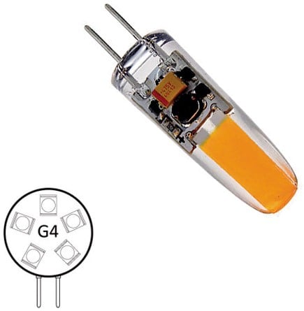 NauticLED  G4 IP65 10-30V 1,6/20W 2700K 10X30