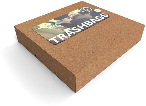 Trashbags S voor 3 liter (30 pieces) recycled plastic