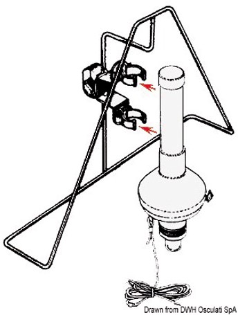 Osculati Rettungsinselhalterung - Edelstahl Halterung Für Boote & Yachten
