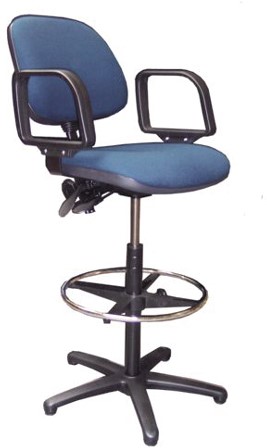 CN Score stuurstoel type comfort blauw (exclusief zuil)