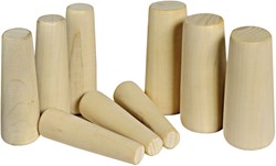 Osculati houten noodpluggen set groot - 9 stuks