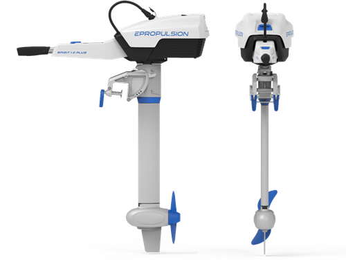 ePropulsion Spirit 1.0 Evo kortstaart met topbediening en accu 48V