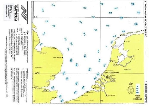 Stroomschuifkaart - Noordzee-Zuid