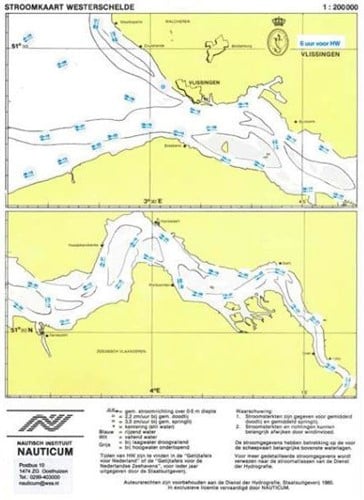 Stroomschuifkaart - Westerschelde