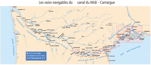 FLUVIACARTE 4 Canal du Midi - Camargue 