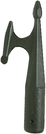 Osculati losse bootshaak - plastic - 30 mm - zwart