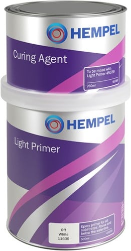 Hempel's Light Primer - 45551 - Stone Grey 12170 - 0.75 Liter