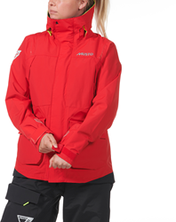 Musto BR1 Channel dames zeilpak set rood – jas + broek + 30L tas