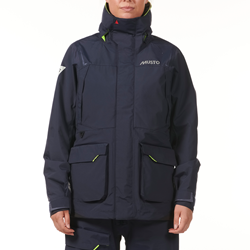 Musto BR1 Channel dames zeilpak set navy – jas + broek + 30L tas