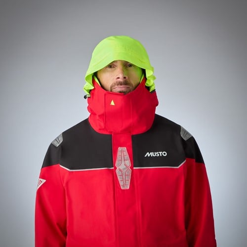 Musto 82547 Heren  Br3 Pertex Offshore Jacket Rood